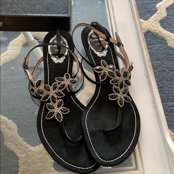 Rene Caovilla Shoes - 100% Authentic Rene Caovilla sandal crystal detail